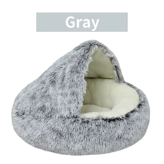 luxury Plush Pet Cat Bed